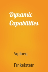 Dynamic Capabilities