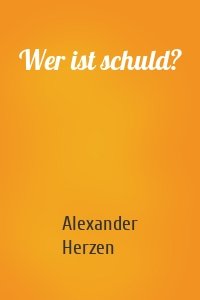 Wer ist schuld?