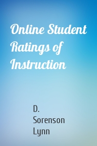 Online Student Ratings of Instruction