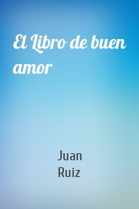 El Libro de buen amor