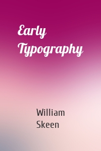 Early Typography