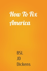 How To Fix America