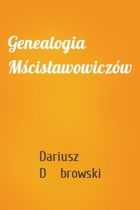 Genealogia Mścisławowiczów