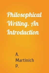 Philosophical Writing. An Introduction