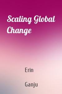 Scaling Global Change