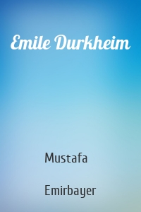 Emile Durkheim