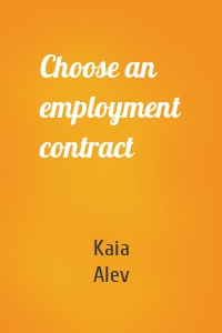 Choose an employment contract