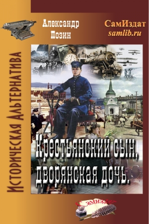 Обложка книги «Крестьянский сын, дворянская дочь» — Александр Позин
