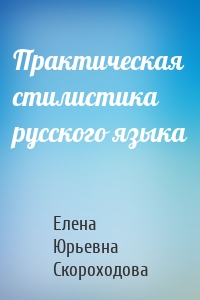 Практическая стилистика русского языка