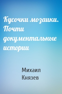 Кусочки мозаики. Почти документальные истории