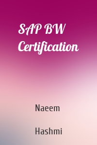 SAP BW Certification