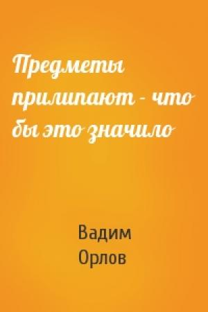 Обложка книги «Предметы прилипают - что бы это значило» — Вадим Орлов