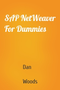 SAP NetWeaver For Dummies