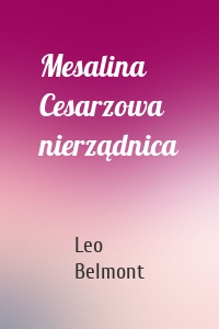 Mesalina Cesarzowa nierządnica