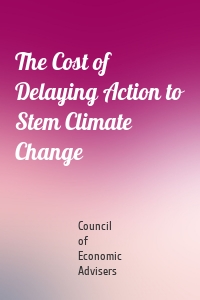 The Cost of Delaying Action to Stem Climate Change