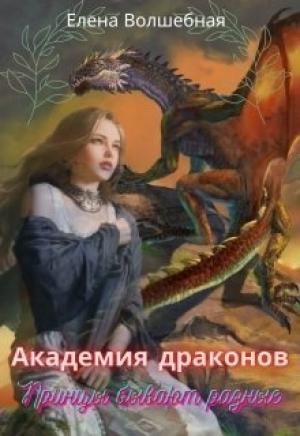 Обложка книги «Академия драконов. Принцы бывают разные (СИ)» — Елена Волшебная