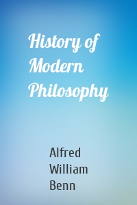 History of Modern Philosophy