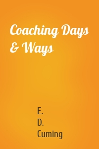 Coaching Days & Ways