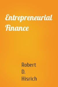 Entrepreneurial Finance