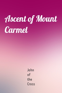 Ascent of Mount Carmel