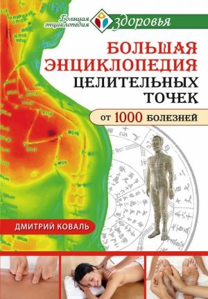 Обложка книги «Большая энциклопедия целительных точек от 1000 болезней» — Дмитрий Коваль