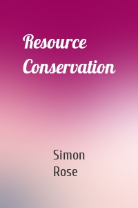 Resource Conservation