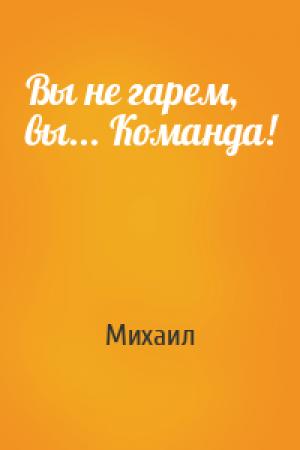 Обложка книги «Вы не гарем, вы... Команда!» — Михаил