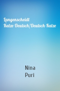 Langenscheidt Katze-Deutsch/Deutsch-Katze