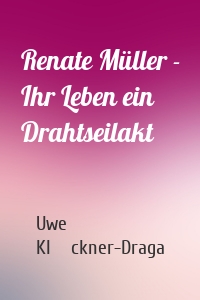 Renate Müller - Ihr Leben ein Drahtseilakt