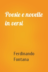Poesie e novelle in versi