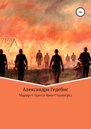 Обложка книги «Маршрут: Одесса-Киев-Сталинград» — Александра Гедебис