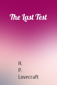 The Last Test