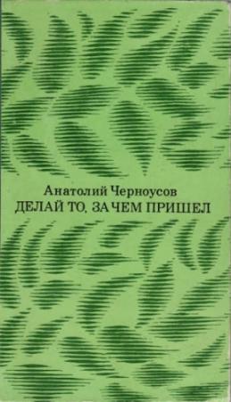 Обложка книги «Делай то, за чем пришел» — Анатолий Черноусов