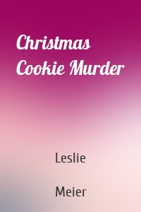 Christmas Cookie Murder