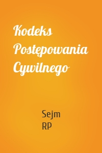 Kodeks Postępowania Cywilnego