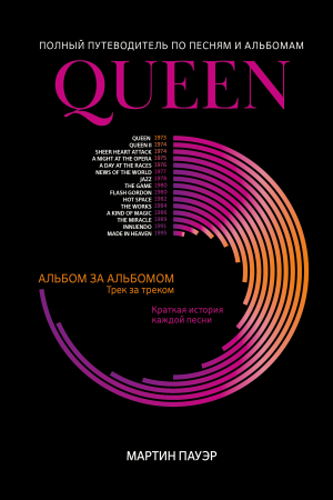 Обложка книги «Queen. Полный путеводитель по песням и альбомам» — Мартин Пауэр