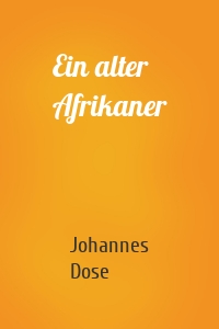 Ein alter Afrikaner