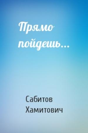 Обложка книги «Прямо пойдешь...» — Сабитов Хамитович