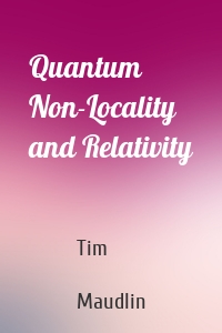 Quantum Non-Locality and Relativity