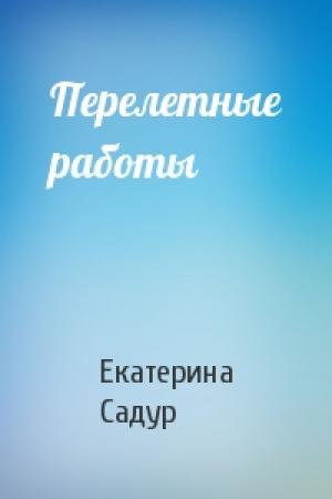 Обложка книги «Перелетные работы» — Екатерина Садур