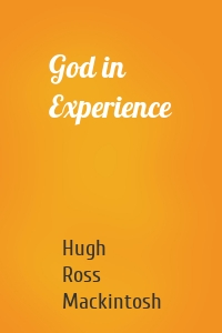 God in Experience