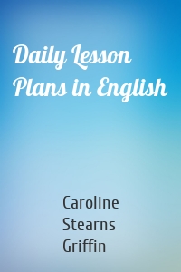 Daily Lesson Plans in English