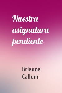 Nuestra asignatura pendiente