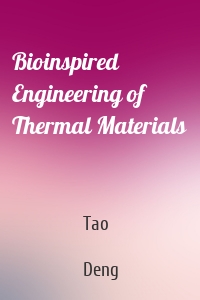 Bioinspired Engineering of Thermal Materials