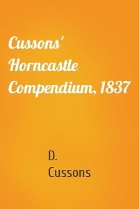 Cussons' Horncastle Compendium, 1837