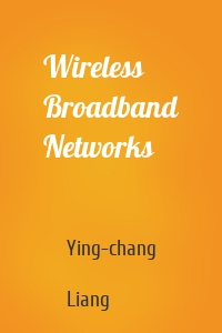 Wireless Broadband Networks