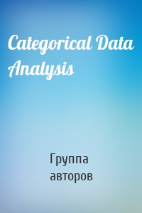 Categorical Data Analysis