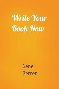 Write Your Book Now