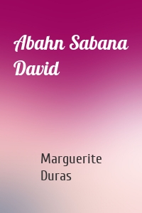 Abahn Sabana David