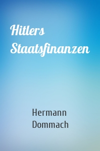 Hitlers Staatsfinanzen